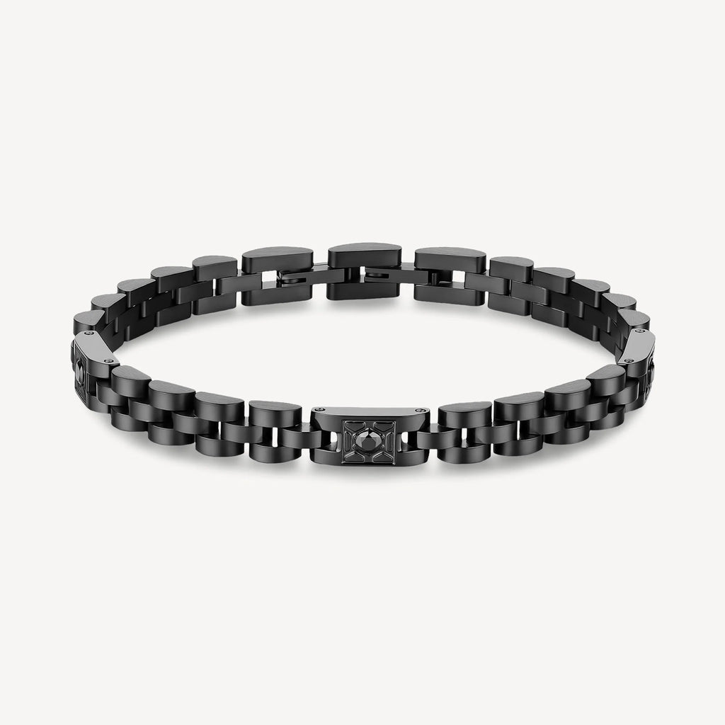 Bracciale uomo Brosway Riptide Zircone nero
