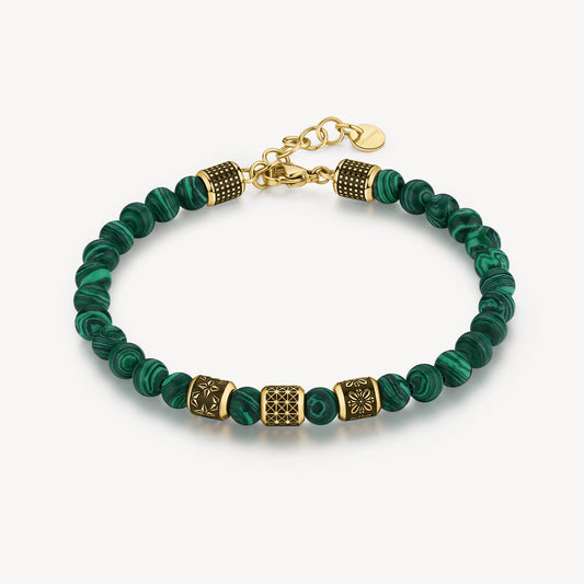 Bracciale Brosway uomo Bullet malachite