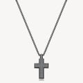 Collana Brosway uomo Bullet croce brunita