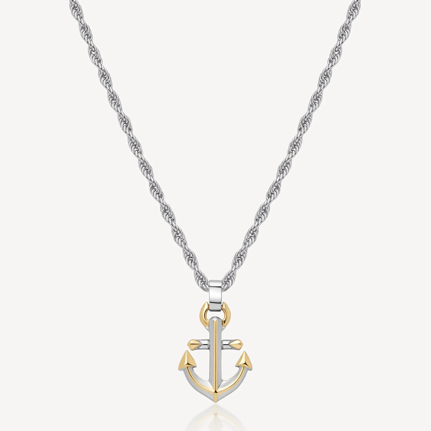 Collana uomo Brosway Seawolf Ancora bicolore