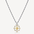 Collana uomo Brosway Seawolf Rosa dei venti bicolore