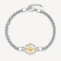 Bracciale uomo Brosway Seawolf Rosa dei venti bicolore