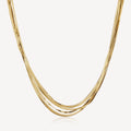 Collana Brosway donna Wave Snake multifilo gold