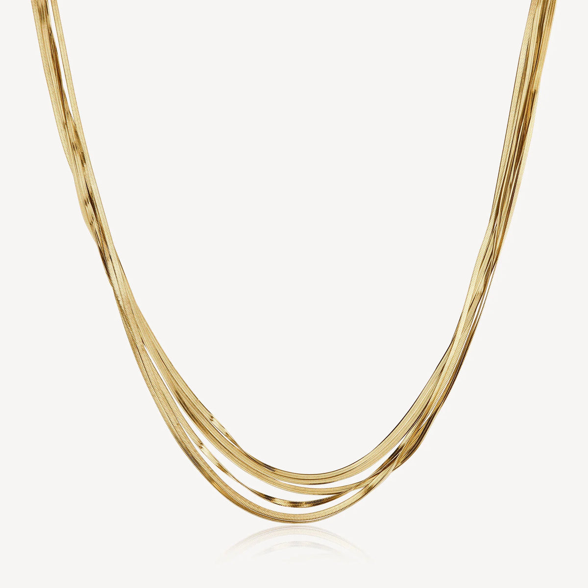 Collana Brosway donna Wave Snake multifilo gold