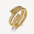 Bracciale Brosway donna Wave Doppiogiro tubogas gold