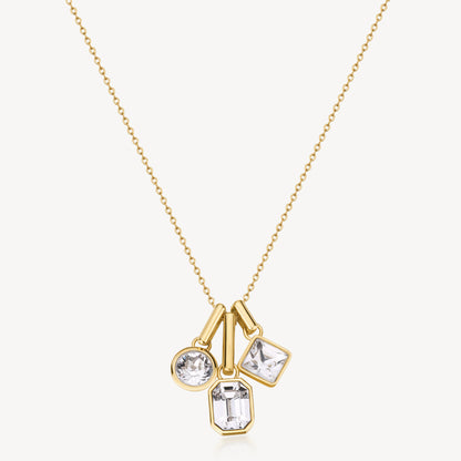 Collana Brosway donna Symphonia Tris Crystal gold