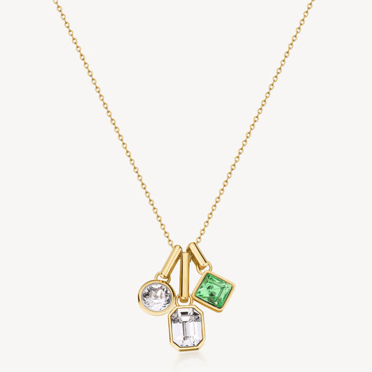 Collana Brosway donna Symphonia Tris green gold