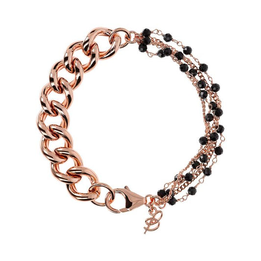 Bracciale Bronzallure Rosario Golden Rosé