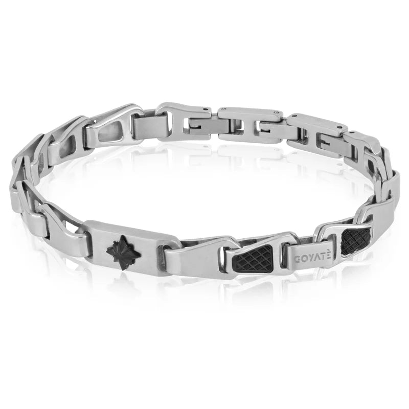 Bracciale Goyatè uomo Murigen Rosa dei venti