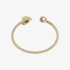 Anello Milor Contrarié in Oro 375 con Cuore e Punto Luce in Cubic Zirconia