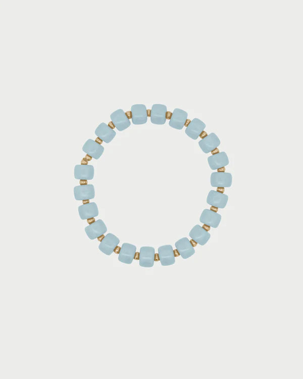 Bracciale Rue des Mille Base Elastico IBIZA celeste