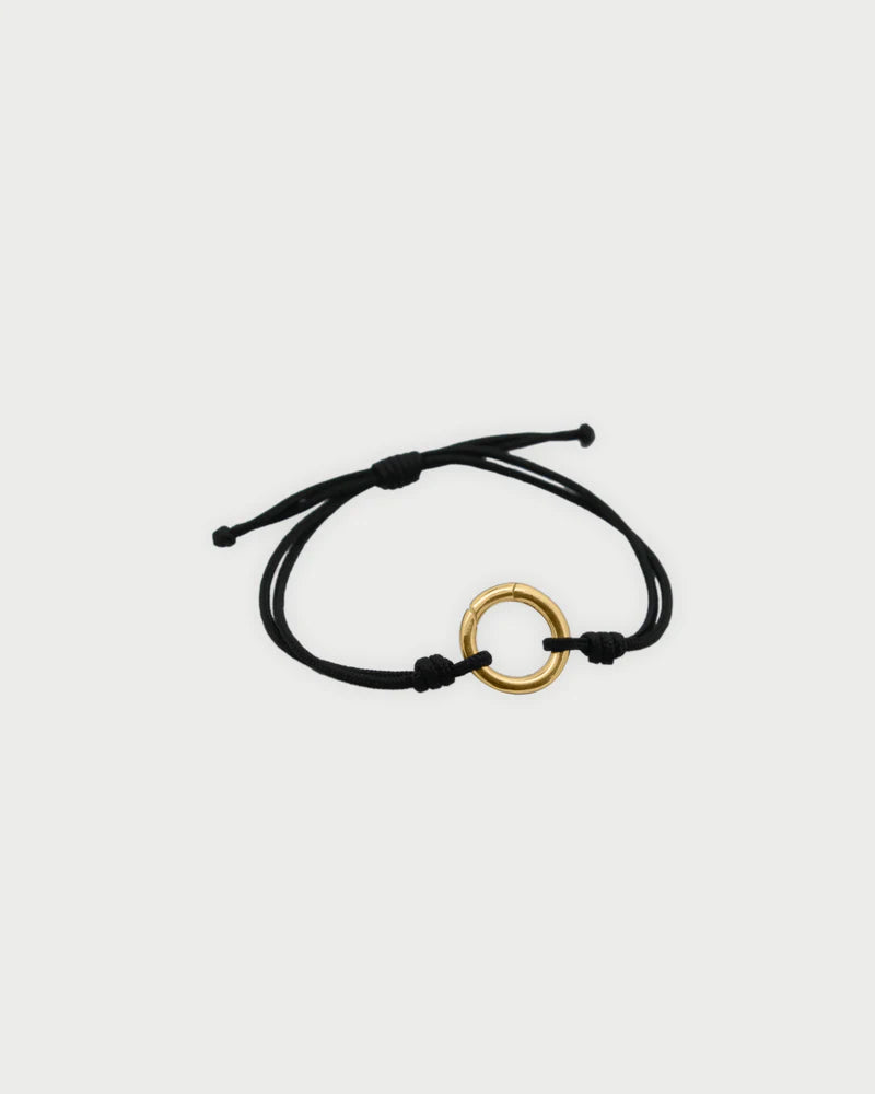 Bracciale Rue des Mille Charm bar Soft cord base cerchio