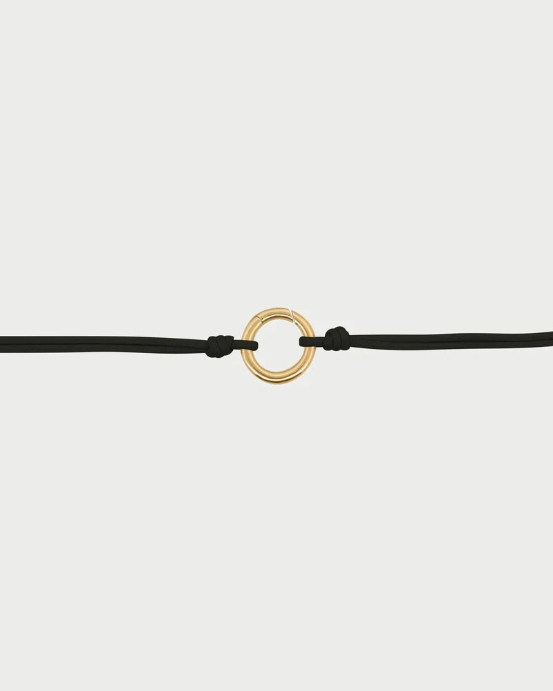 Bracciale Rue des Mille Charm bar Soft cord base cerchio