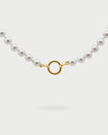 Collana Rue des Mille Charm bar Girocollo Perle Base chiusura cerchio