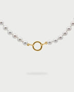 Collana Rue des Mille Charm bar Girocollo Perle Base chiusura cerchio