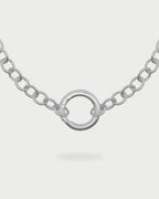 Collana Rue des Mille Charm bar  Rolò chain Base cerchio