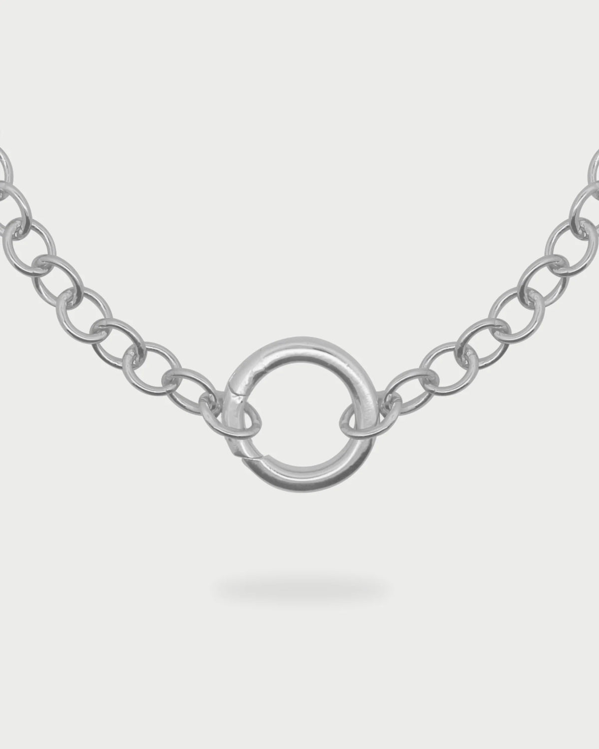Collana Rue des Mille Charm bar  Rolò chain Base cerchio