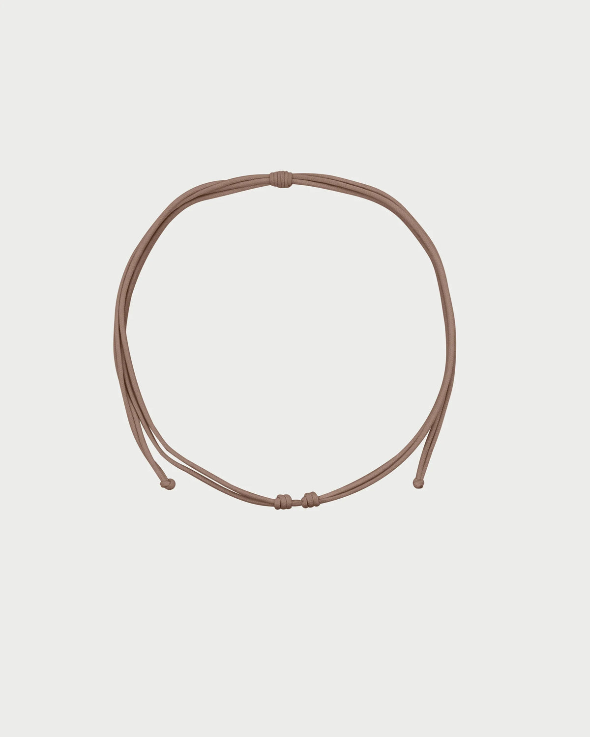 Collana Rue des Mille CHARMBAR girocollo soft cord Base fango