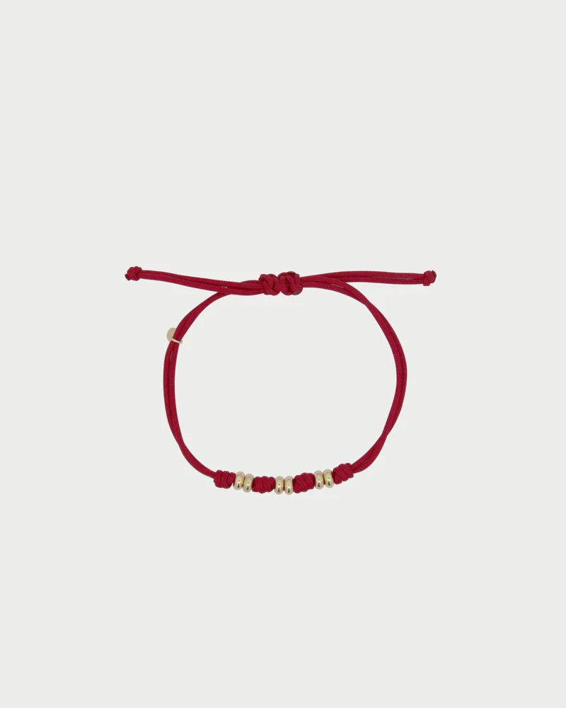 Bracciale Rue des Mille Charm bar Soft cord rondelle