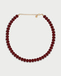 Collana Rue des Mille Charm bar Base Ibiza Burgundy