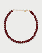 Collana Rue des Mille Charm bar Base Ibiza Burgundy