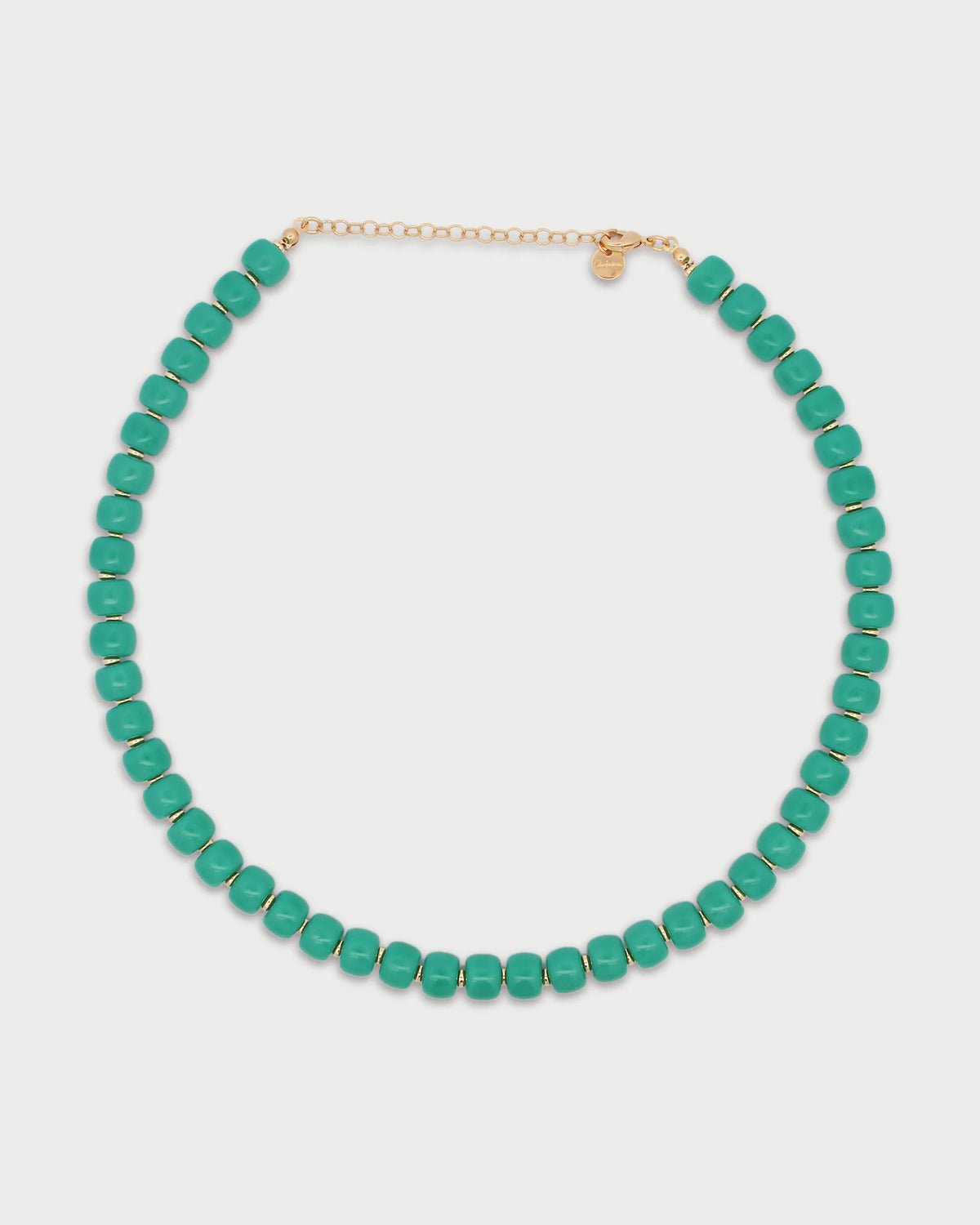 Collana Rue des Mille Charm bar Base Ibiza Verde laguna