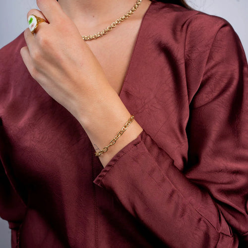 Bracciale Anartxy donna Maglie ovali