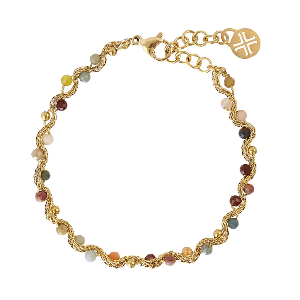 Bracciale Anartxy donna Onda con cristallini