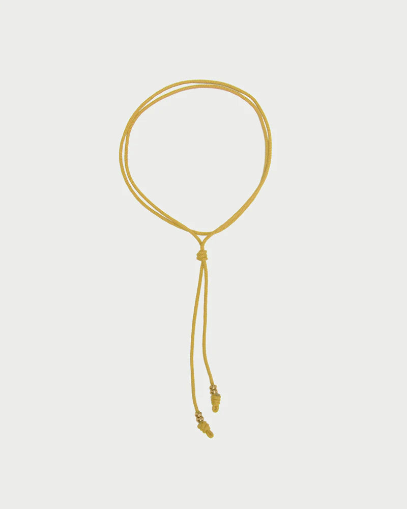 Collana Rue des Mille Charm bar Girocollo base soft cord cravatta
