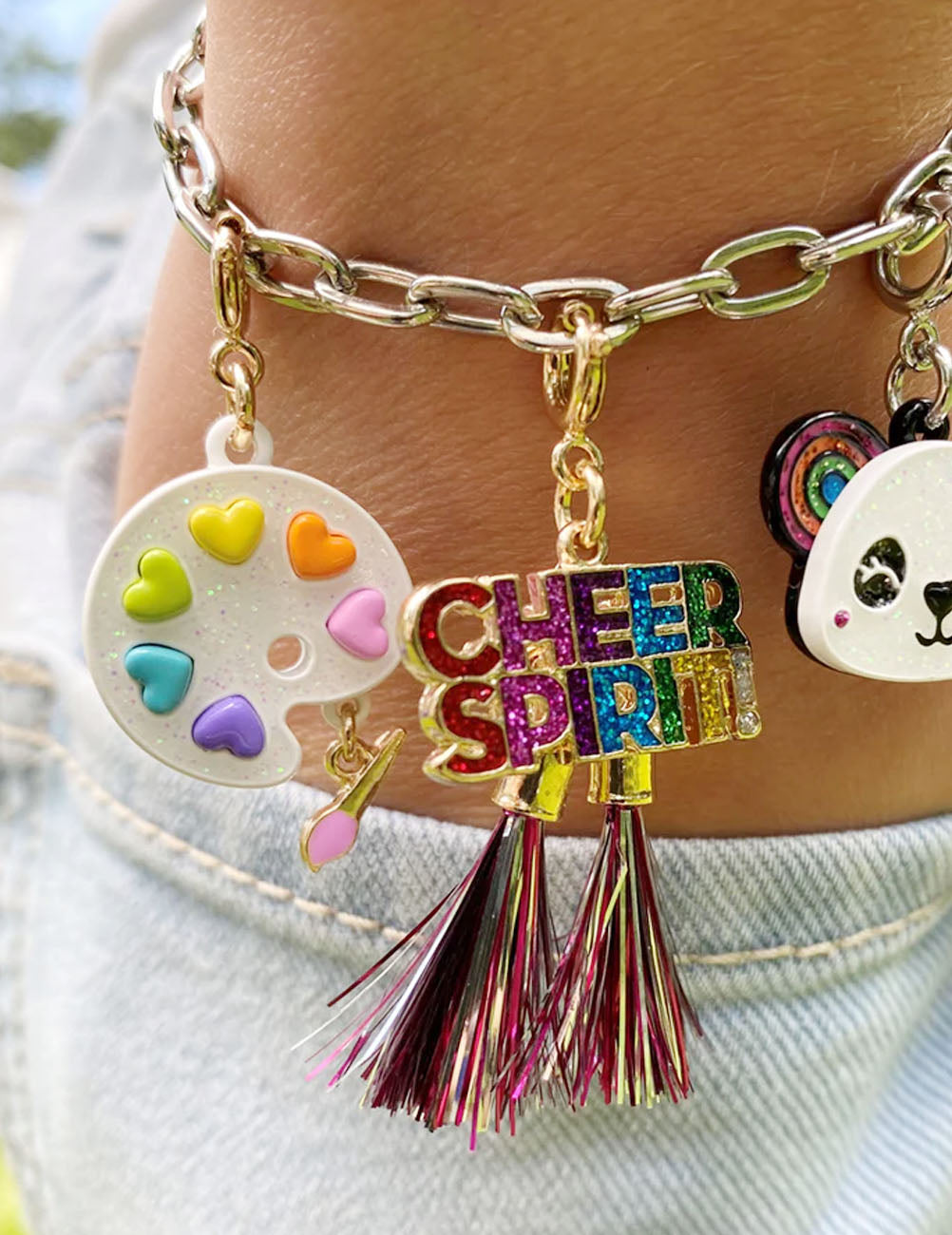 Ciondolo CharmIT! Tavolozza di vernice dorata