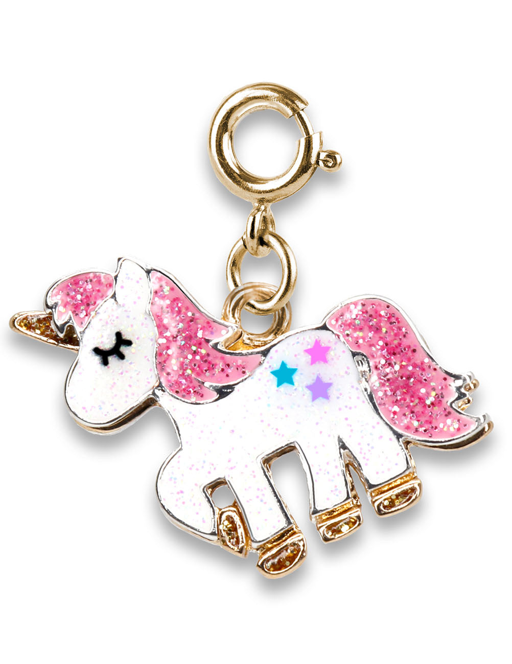 Ciondolo CharmIT! Unicorno glitter oro