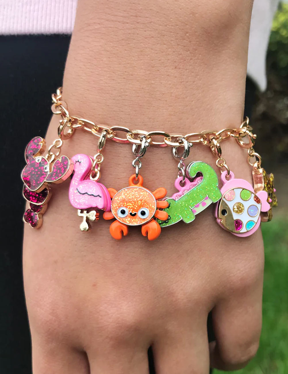 Ciondolo CharmIT! Granchio glitterato