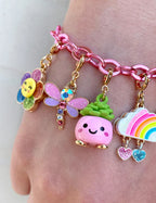 Ciondolo CharmIT! Libellula glitter oro