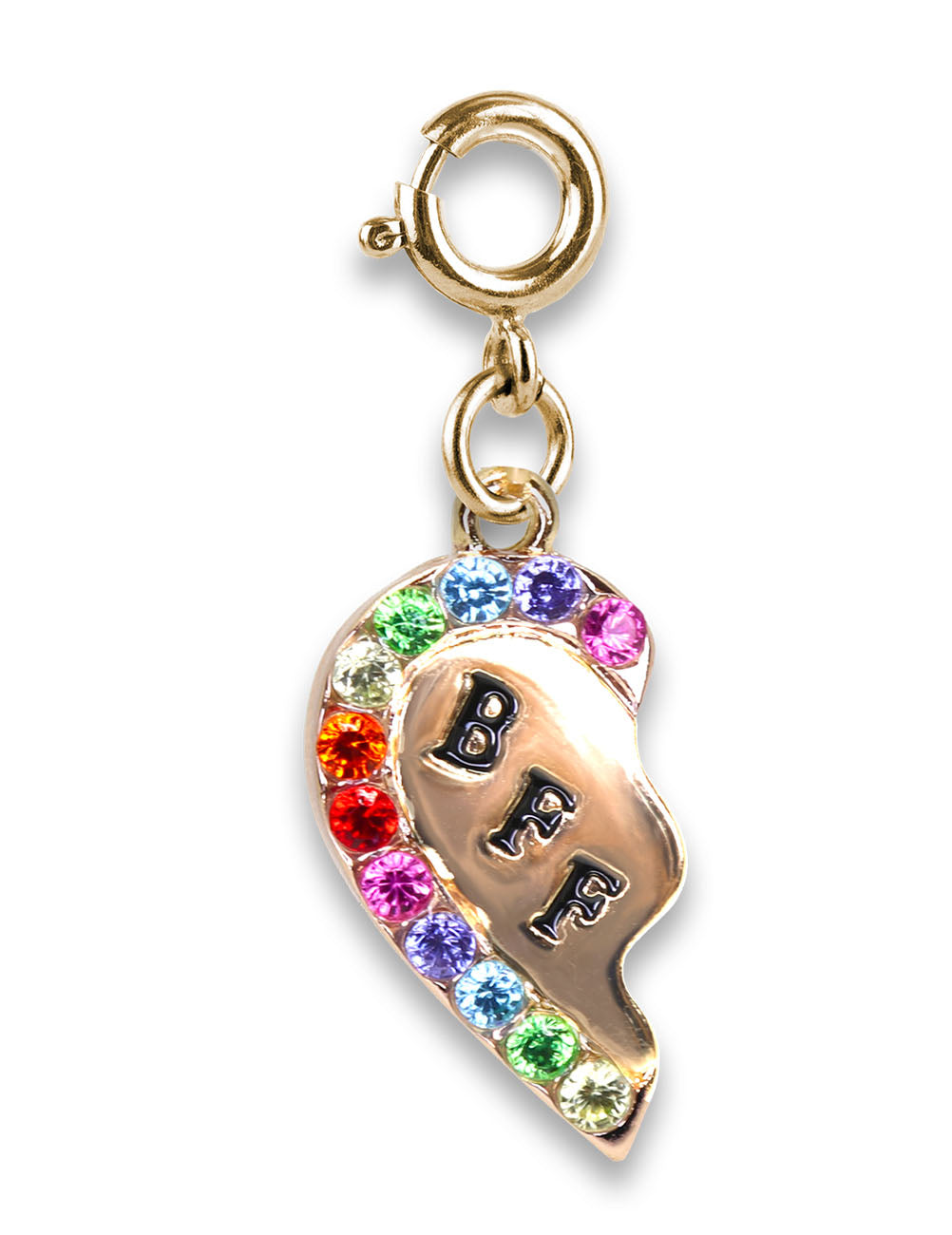 Ciondolo CharmIT! Cuore spezzato BFF oro