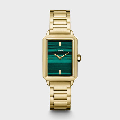 Orologio Cluse Fluette Steel Green, Gold Colour