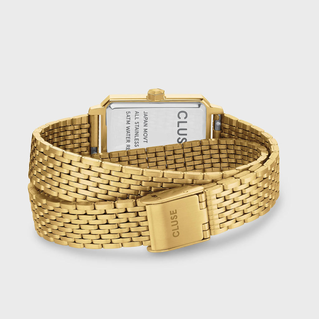 Orologio Cluse Fluette Double gold Wine