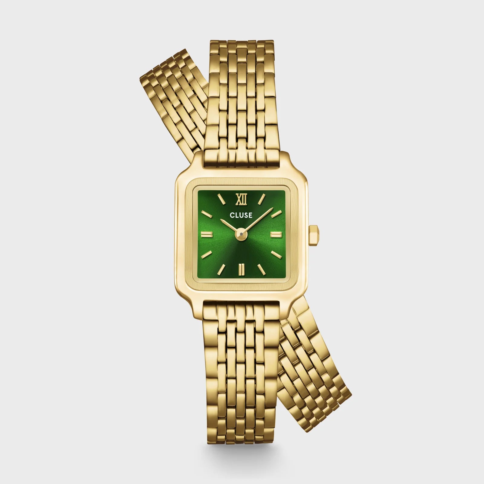 Orologio Cluse Gracieuse Mini Gold Forest green