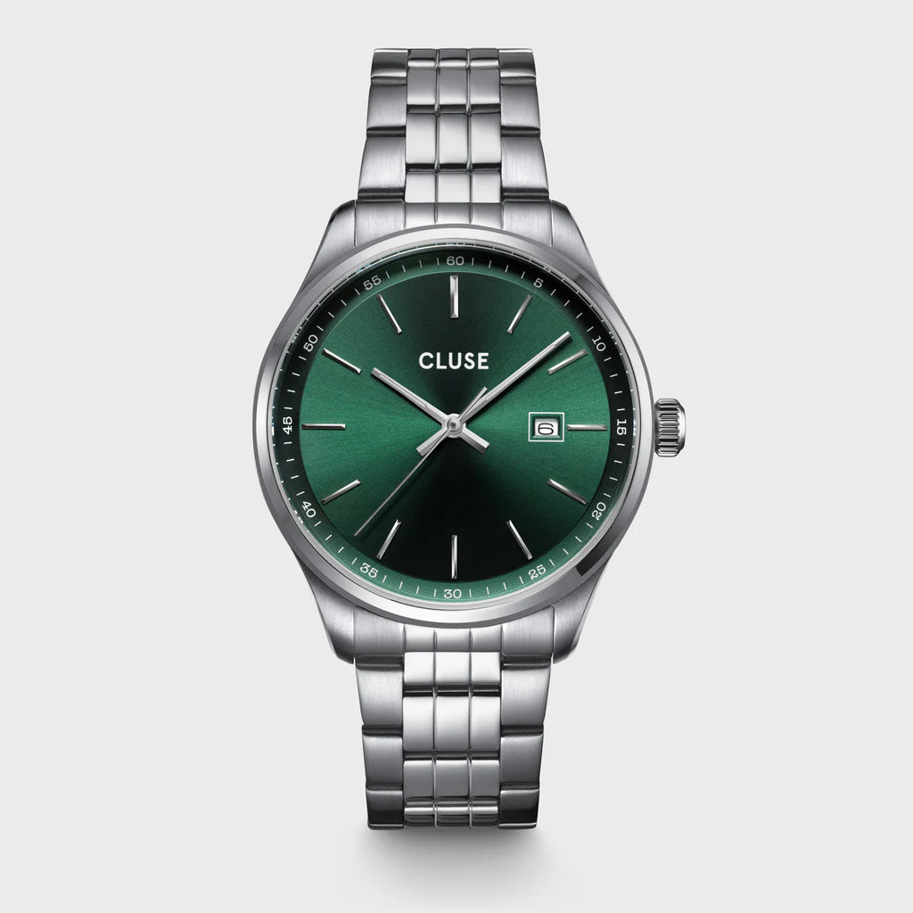 Orologio Cluse Anthéor Watch Steel Green, Silver Colour
