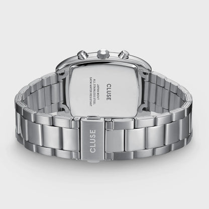 Orologio Cluse Quartaut Chrono Quadrante blu