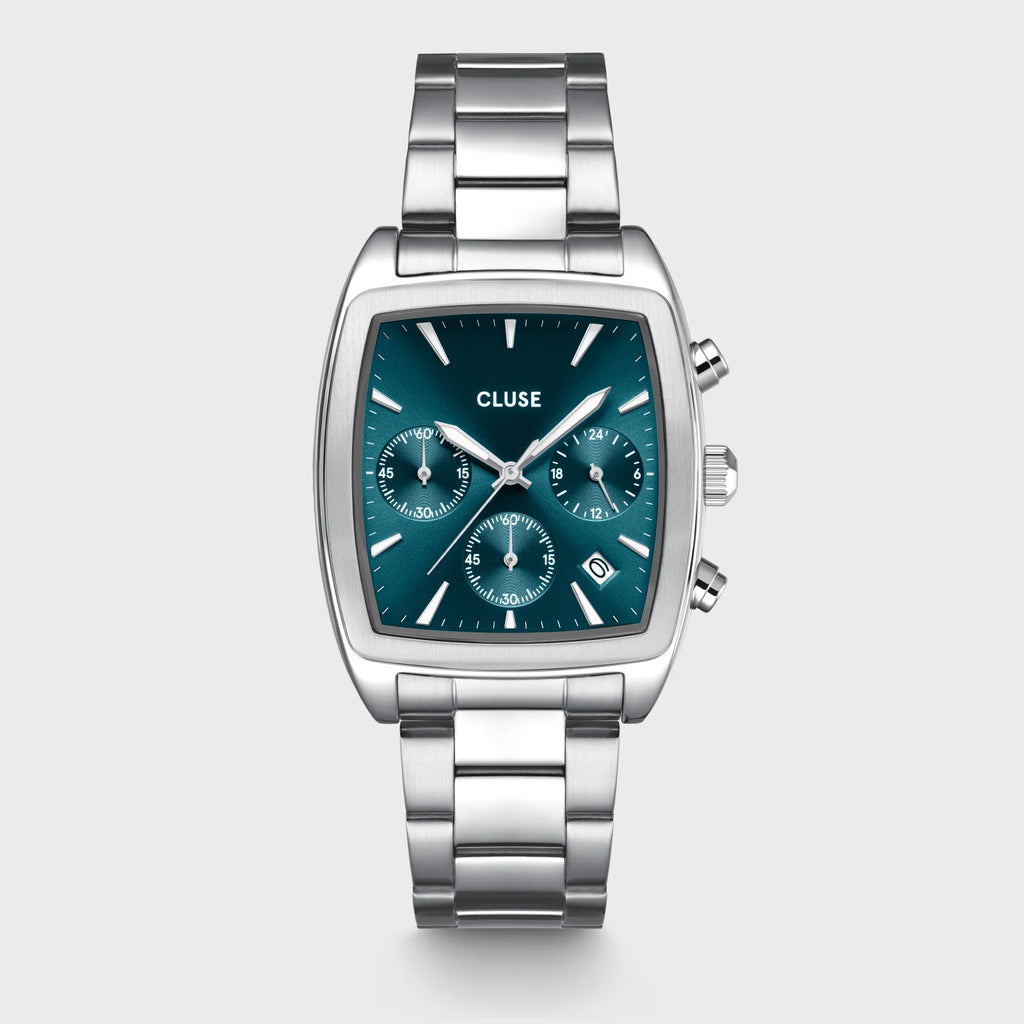Orologio Cluse Quartaut Chrono Quadrante blu