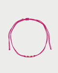 Collana Rue des Mille CHARMBAR Soft cord Rondelle fucsia