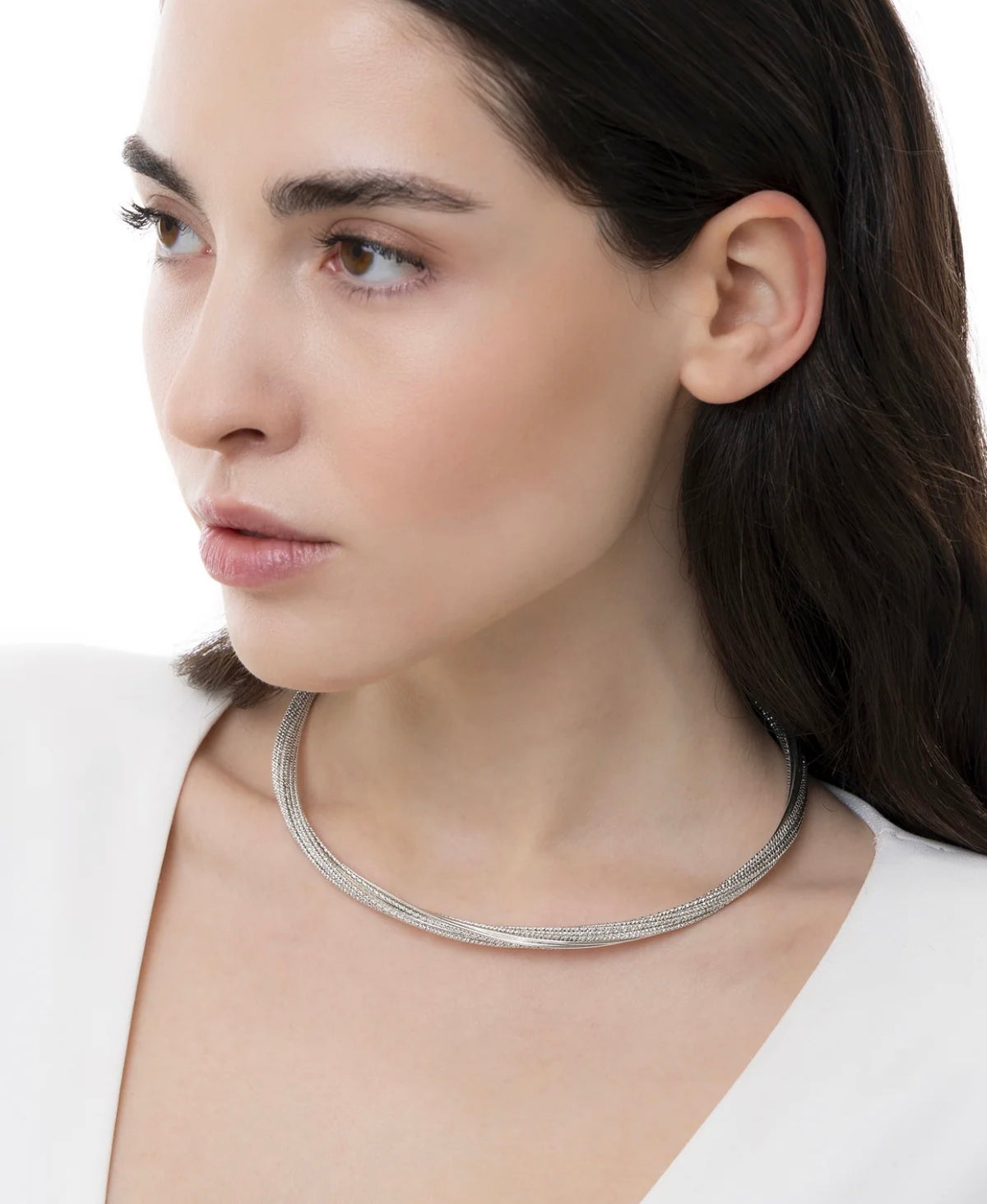 Collana Vestopazzo donna rigida torchon
