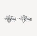 Orecchini argento Fancy infinite white a lobo Fiore