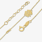 Bracciale Milor Quadrifoglio con Bead Diamantate Oro 375