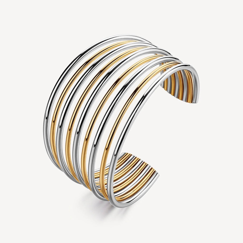 Bracciale donna Brosway AURA rigido bicolor big
