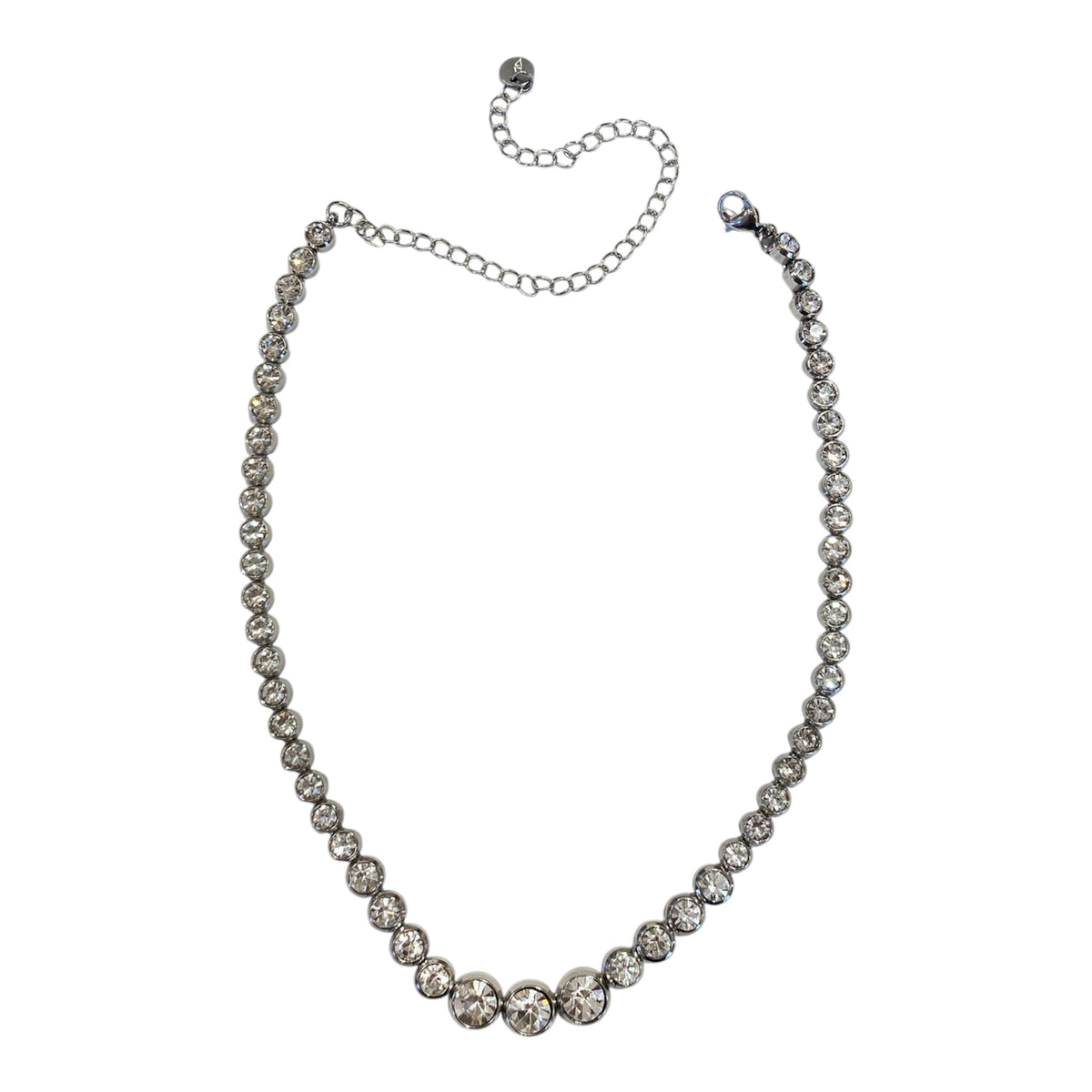 Collana Vestopazzo donna con zirconi tondi