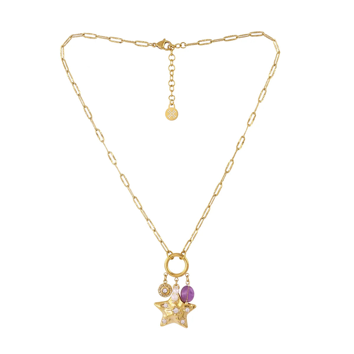 Collana Anartxy donna Stella e ametista