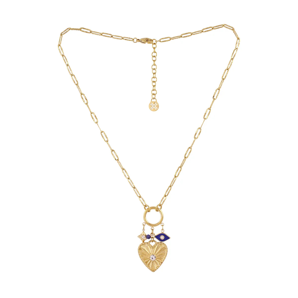 Collana Anartxy donna Cuore e occhio