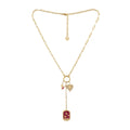 Collana Anartxy donna Amuleto rubino