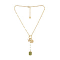 Collana Anartxy donna Amuleto verde